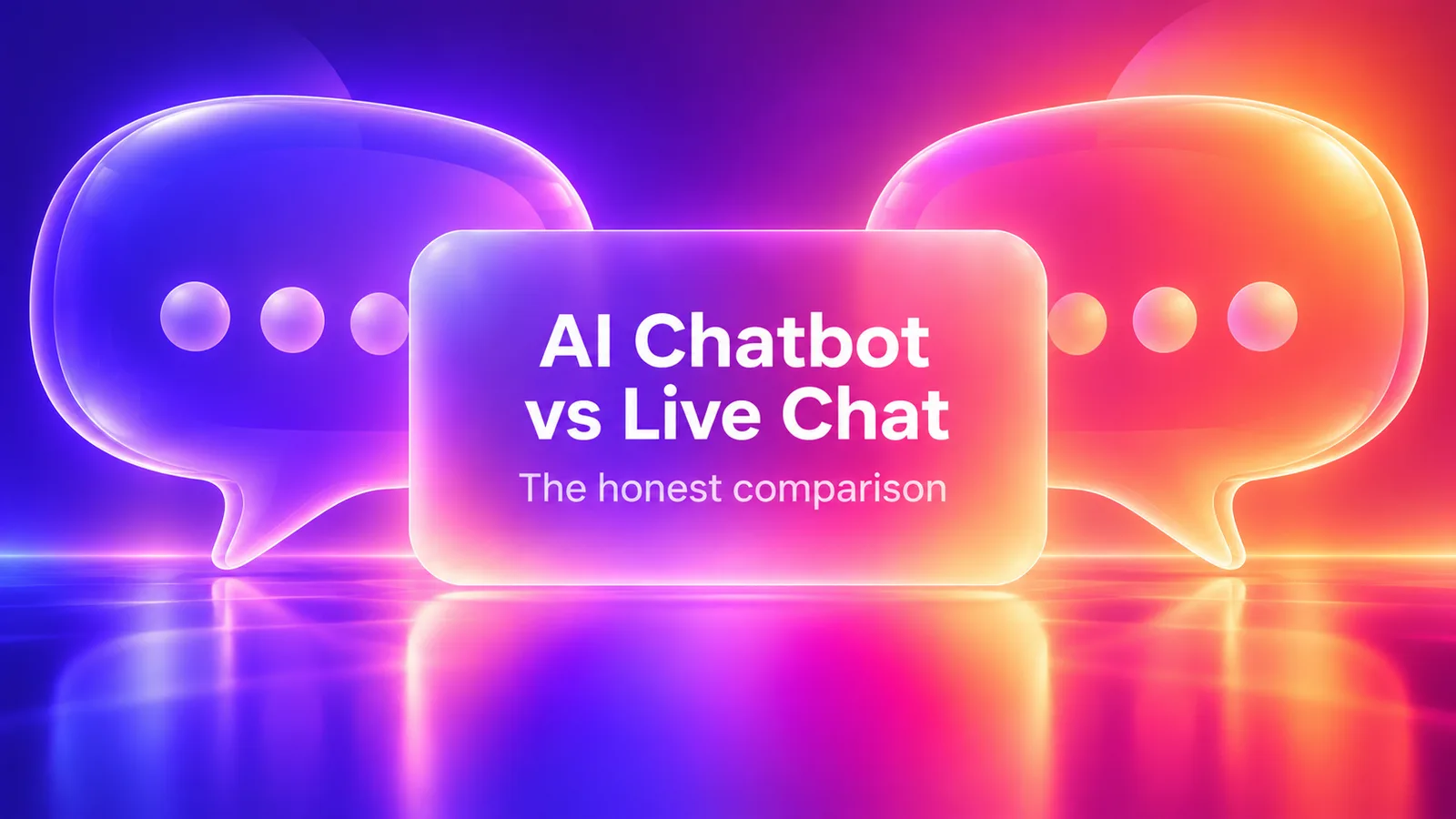 AI Chatbot vs Live Chat: The Honest Comparison for 2026